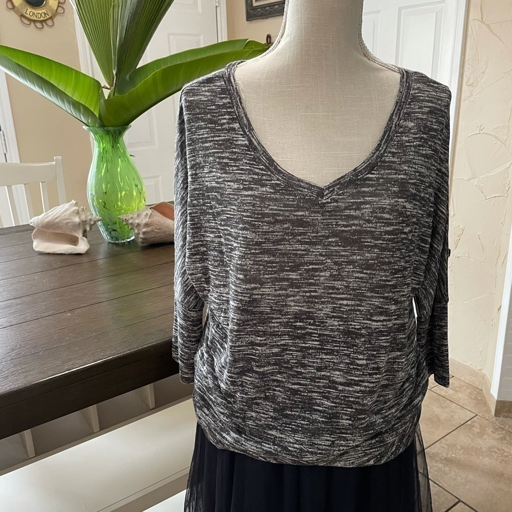 ⭐️ 3/$15 Lightweight NWOT Spoiled faux wrap sweater